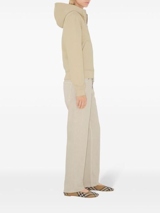Burberry BURBERRY Women Hoodies 8103498 A4186 Beige Size L / US 10 / IT 46 - 2 Thumbnail