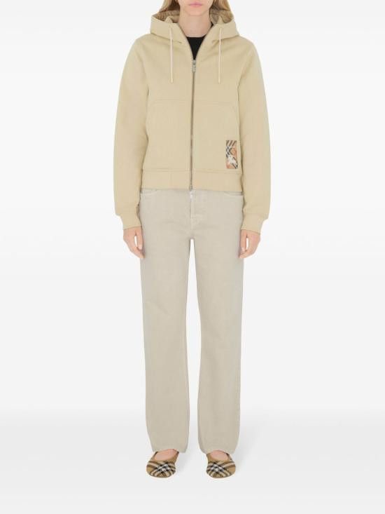 Burberry BURBERRY Women Hoodies 8103498 A4186 Beige Size M / US 6-8 / IT 42-44 - 3 Thumbnail