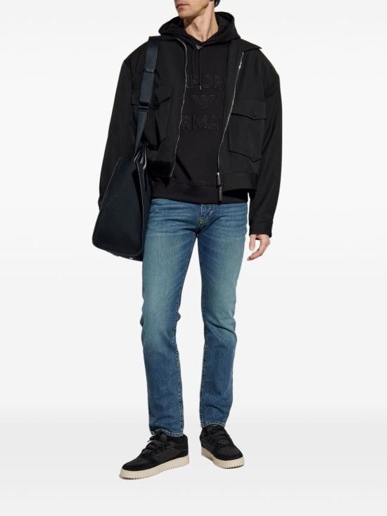 Emporio Armani EMPORIO ARMANI Women Hoodies EM001121 AF10013UC001 Black Size XL / US 12-14 / IT 48-50 - 5 Thumbnail