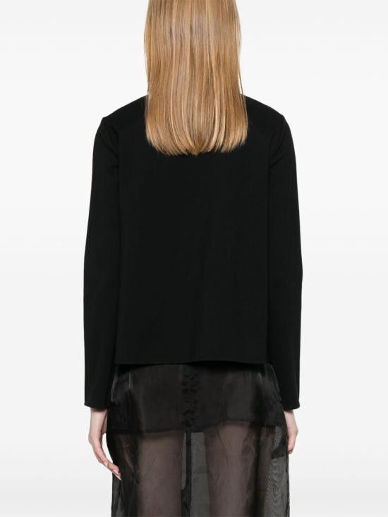 Emporio Armani EMPORIO ARMANI Women Sweater EW001027 AF12911UC001 Black Size XL / US 12-14 / IT 48-50 - 2 Thumbnail