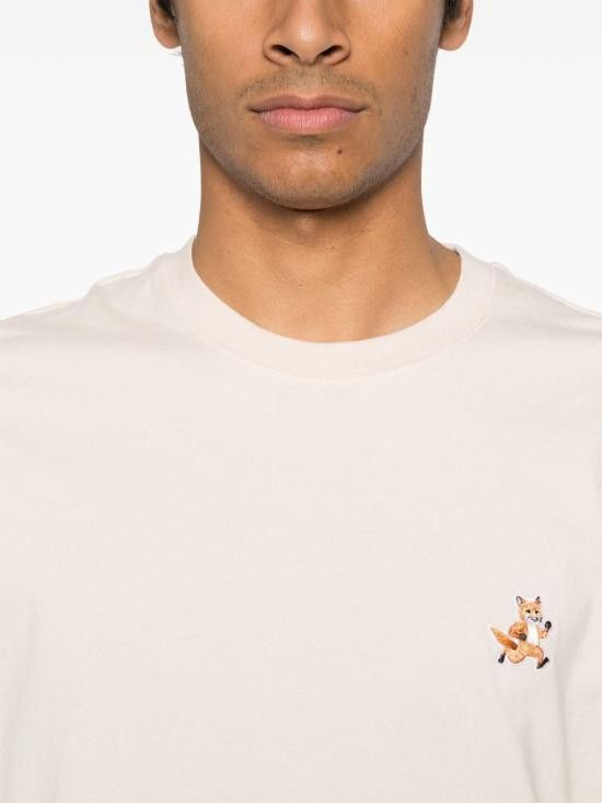 Maison Kitsune MAISON KITSUNE Men T-Shirts MM00125 KJ00080114 Beige Size US S / EU 44-46 / 1 - 3 Thumbnail