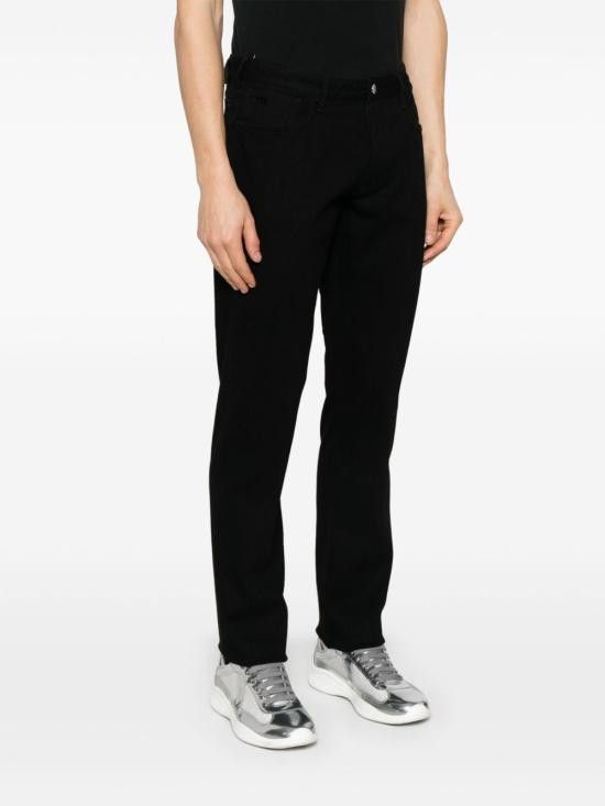 Emporio Armani EMPORIO ARMANI Men Denim Pants EM000121 AF14867MC002 Black Size US 34 / EU 50 - 4 Thumbnail