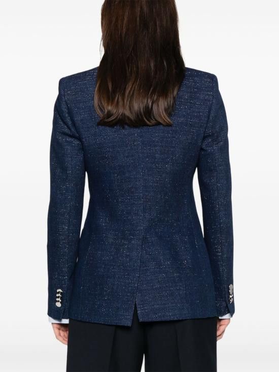 Tagliatore TAGLIATORE Women Jackets J PARIGI10B 750027B1310 Blue Size M / US 6-8 / IT 42-44 - 4 Thumbnail
