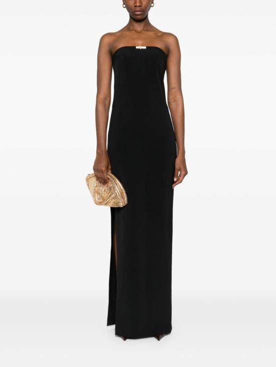 Elisabetta Franchi ELISABETTA FRANCHI Women Long Skirts ABR4653E2 110 Black Size XS / US 0-2 / IT 36-38 - 4 Thumbnail