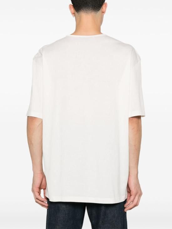 Lemaire LEMAIRE Men T-Shirts TO1335 LJ1018001 White Size US XL / EU 56 / 4 - 3 Thumbnail