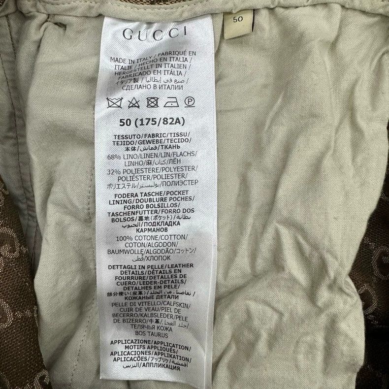 Gucci GUCCI Logo Print Casual Shorts for Men Size US 44 / EU 60 - 4 Thumbnail