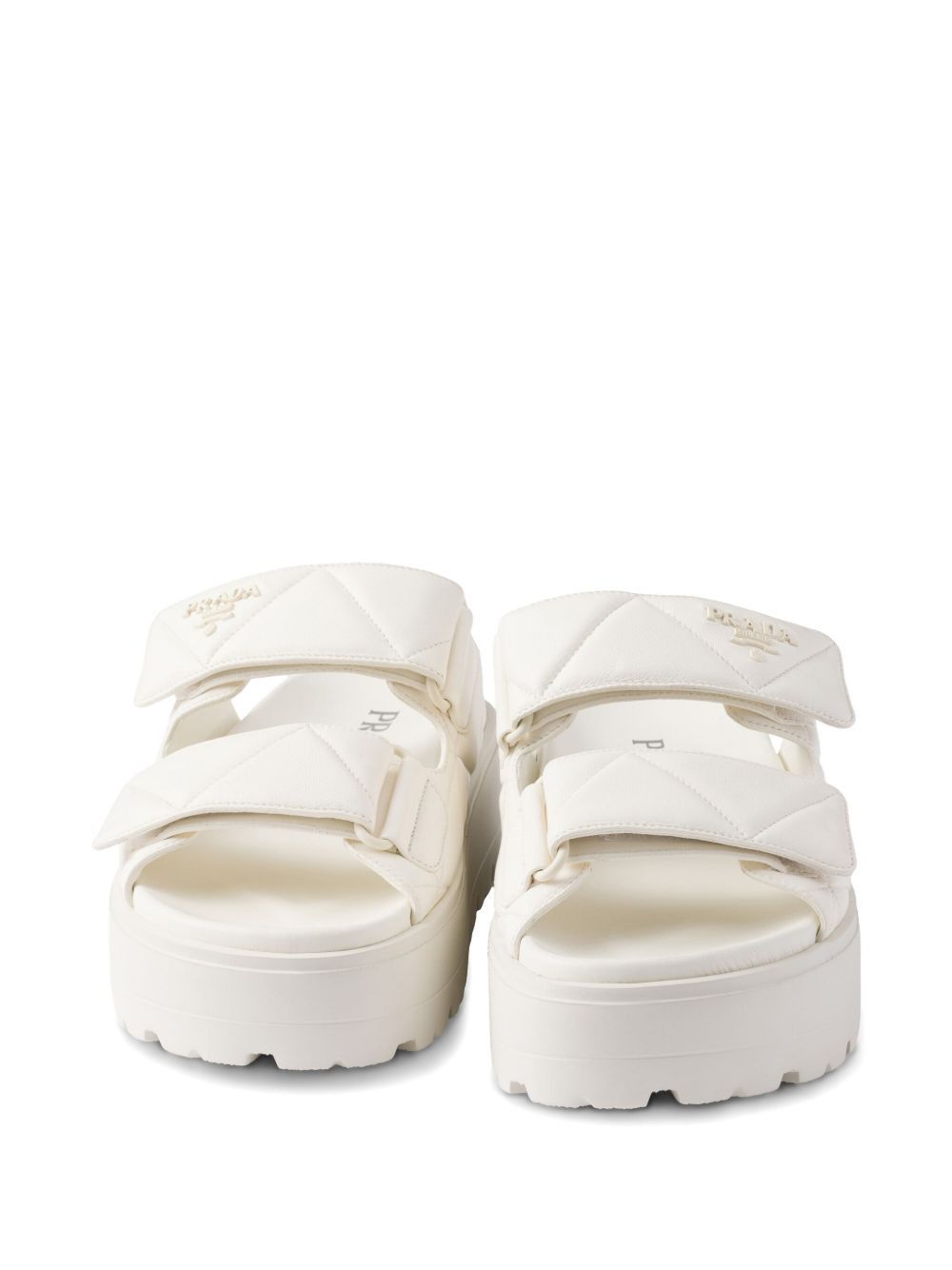 Prada 45mm padded leather sandals Size US 5.5 / IT 35.5 - 5 Thumbnail