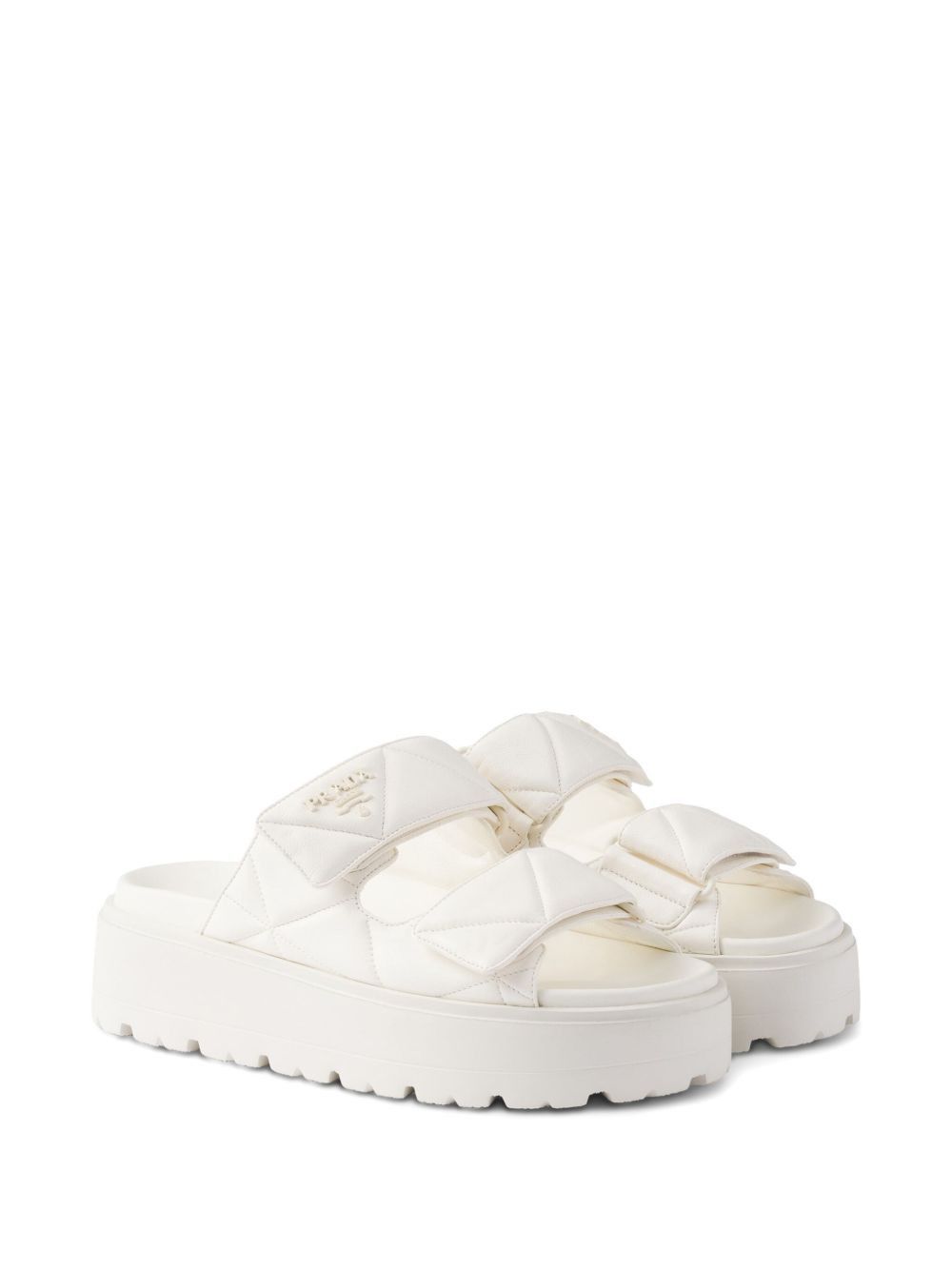 Prada 45mm padded leather sandals Size US 5.5 / IT 35.5 - 2 Thumbnail