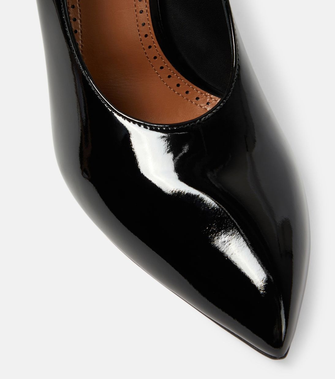 Alaia Shark patent leather pumps Size US 8 / IT 38 - 6 Thumbnail