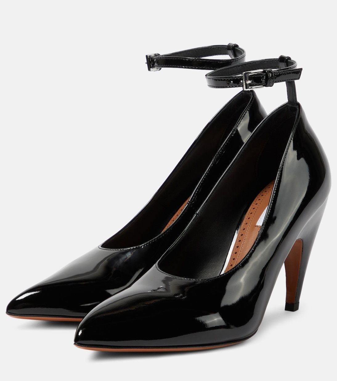 Alaia Shark patent leather pumps Size US 8 / IT 38 - 4 Thumbnail