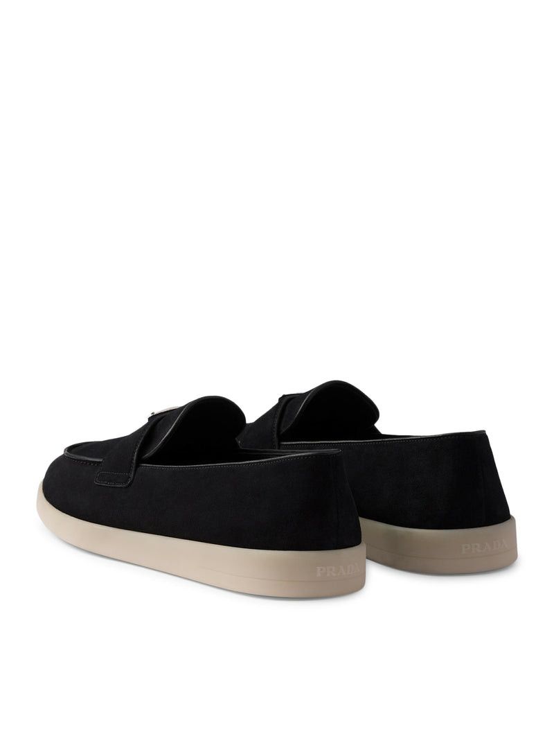 Prada SUEDE LOAFERS Size US 7 / EU 40 - 3 Thumbnail