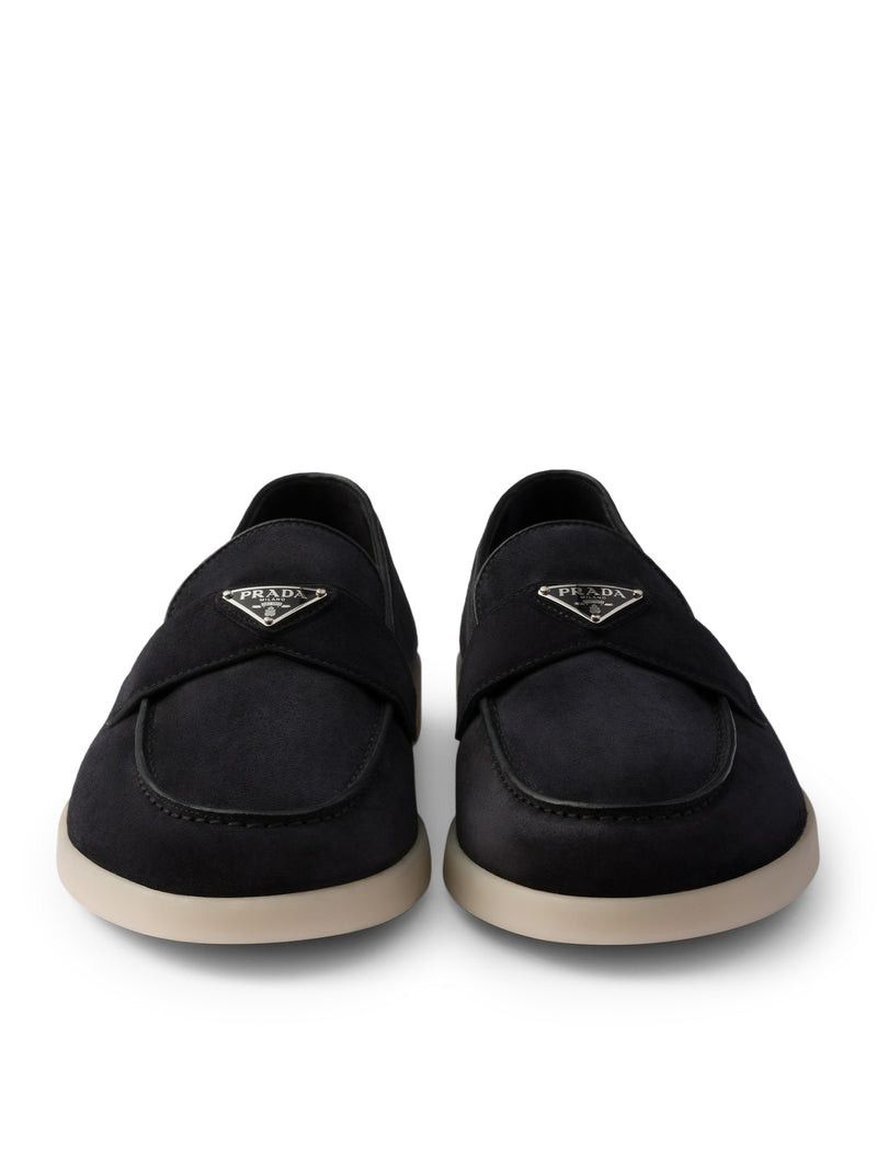 Prada SUEDE LOAFERS Size US 8.5 / EU 41-42 - 4 Thumbnail