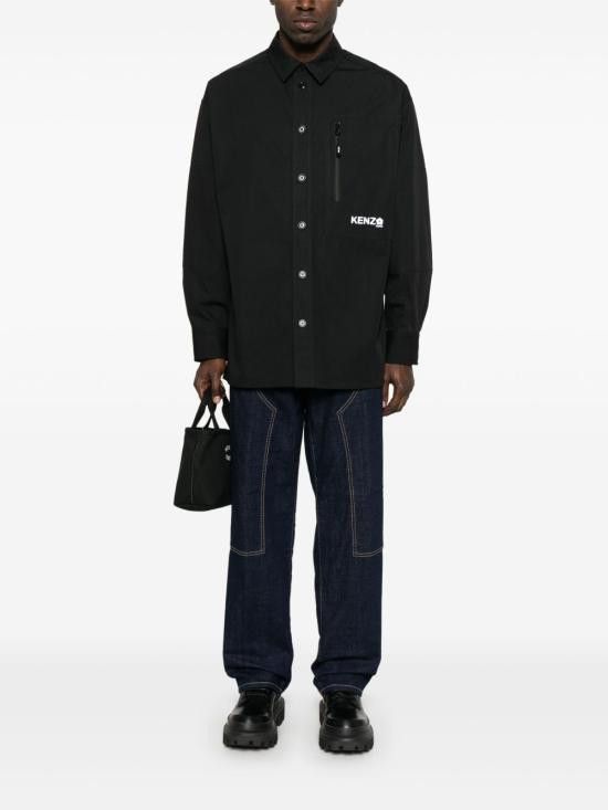 Kenzo KENZO Men Long Tops FF55CH504 9LP99 Black Size US M / EU 48-50 / 2 - 4 Thumbnail