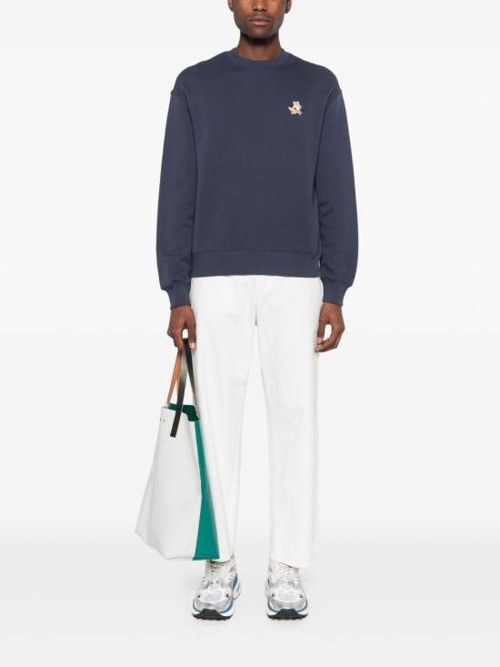 Maison Kitsune MAISON KITSUNE Men Hoodies MM00313 KM0321P476 Blue Size US L / EU 52-54 / 3 - 3 Thumbnail