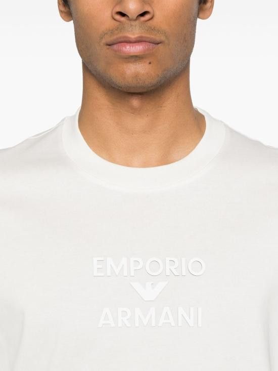 Emporio Armani EMPORIO ARMANI Men T-Shirts EM000780 AF12926U0003 White Size US S / EU 44-46 / 1 - 2 Thumbnail