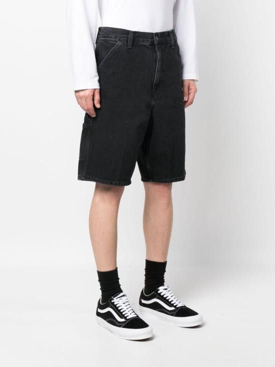 Carhartt Wip CARHARTT WIP Men Shorts I032026 8906 Black Size US 31 - 4 Thumbnail