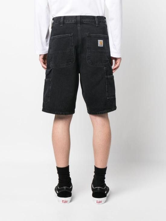 Carhartt Wip CARHARTT WIP Men Shorts I032026 8906 Black Size US 31 - 2 Thumbnail
