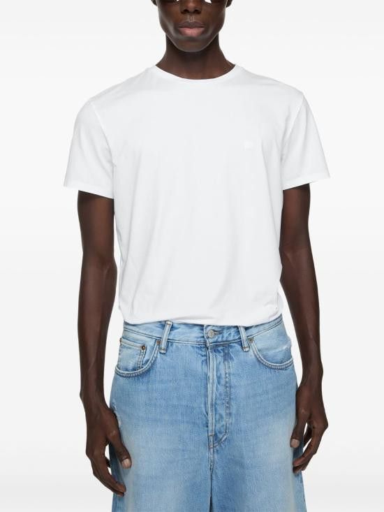 Acne Studios ACNE STUDIOS Men T-Shirts CL0309 183 White Size US M / EU 48-50 / 2 - 4 Thumbnail