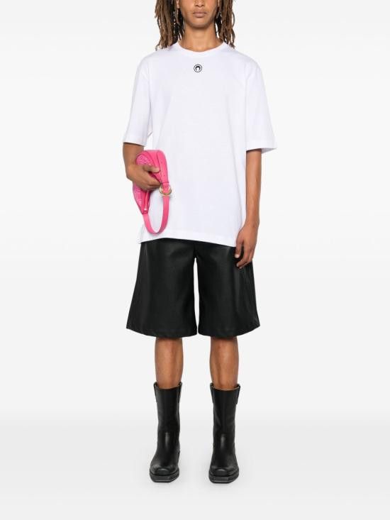 Marine Serre MARINE SERRE Men T-Shirts MTT077A CJER0009WH10 White Size US S / EU 44-46 / 1 - 2 Thumbnail