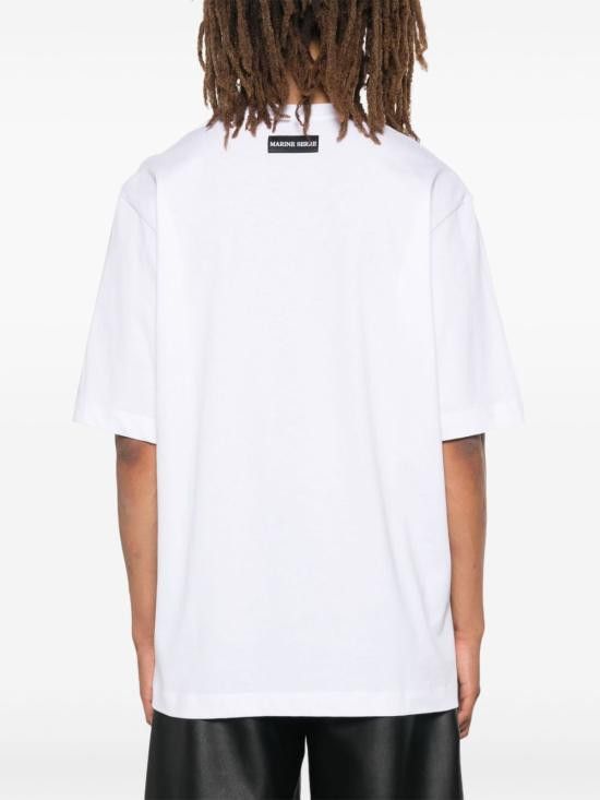 Marine Serre MARINE SERRE Men T-Shirts MTT077A CJER0009WH10