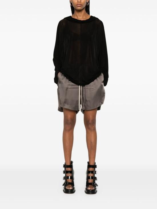 Rick Owens RICK OWENS Women Sweater RO01E7285 BZ09 Black Size ONE SIZE - 4 Thumbnail