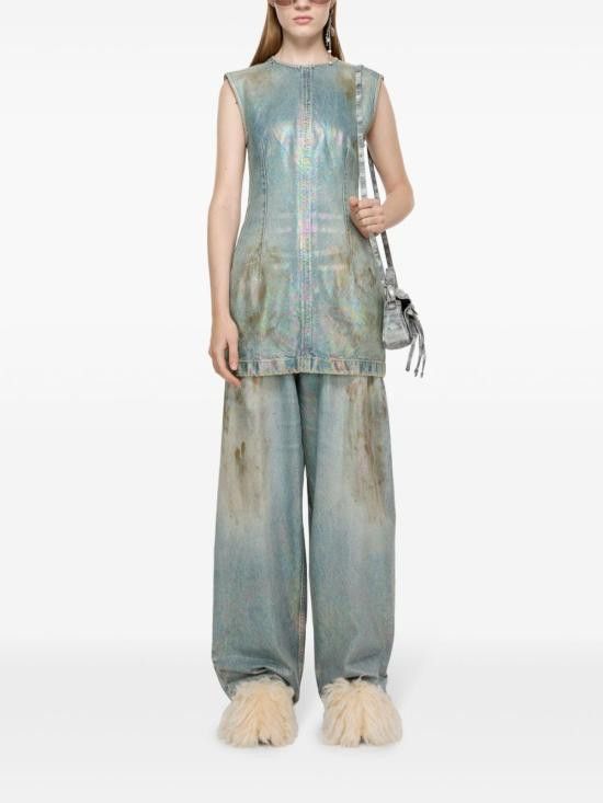 Acne Studios ACNE STUDIOS Women Short Skirts A20780 AUZ Blue Size XS / US 0-2 / IT 36-38 - 6 Thumbnail