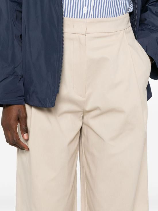 Emporio Armani EMPORIO ARMANI Women Straight Pants EW000760 AF12440U6151 Beige Size 32" / US 10 / IT 46 - 3 Thumbnail