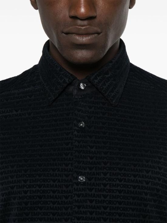 Emporio Armani EMPORIO ARMANI Men Long Tops EM001537 AF10017FB229 Blue Size US XXL / EU 58 / 5 - 4 Thumbnail