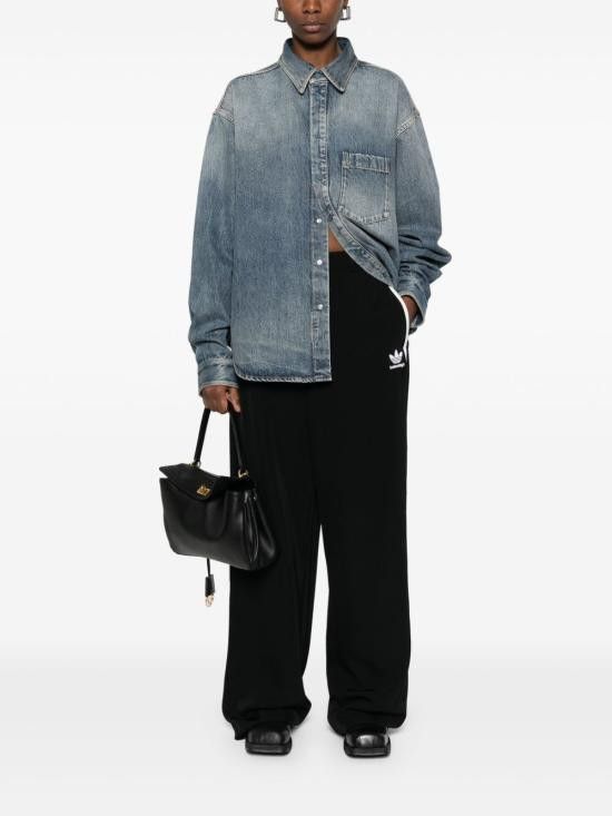 Balenciaga BALENCIAGA Women Shirts 783691 THW254245 Blue Size XS / US 0-2 / IT 36-38 - 3 Thumbnail