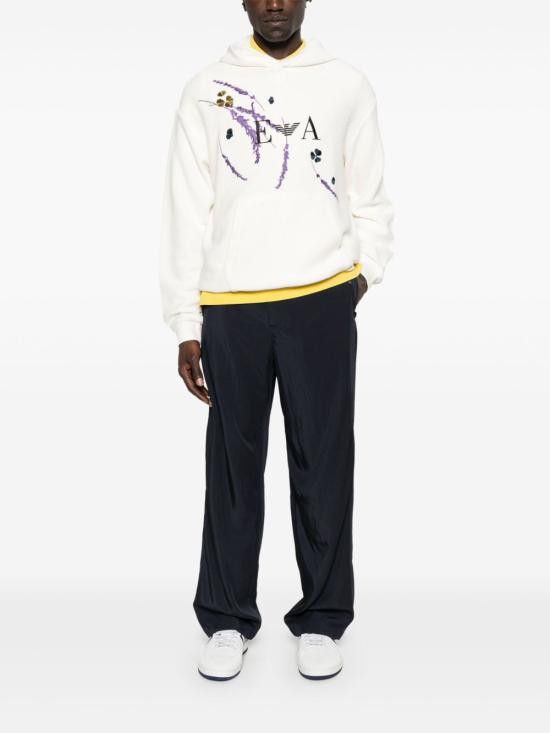 Emporio Armani EMPORIO ARMANI Women Hoodies EM001907 AF15554U1018 White Size L / US 10 / IT 46 - 4 Thumbnail
