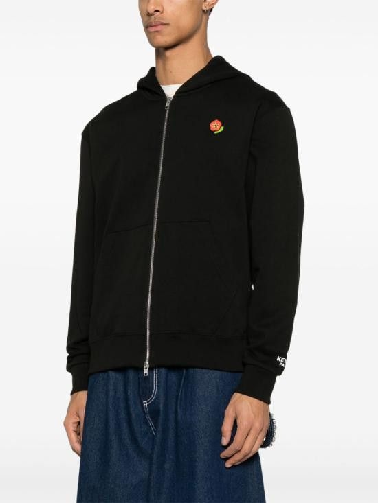Kenzo KENZO Women Hoodies FF55SW266 4MF99J Black Size L / US 10 / IT 46 - 2 Thumbnail