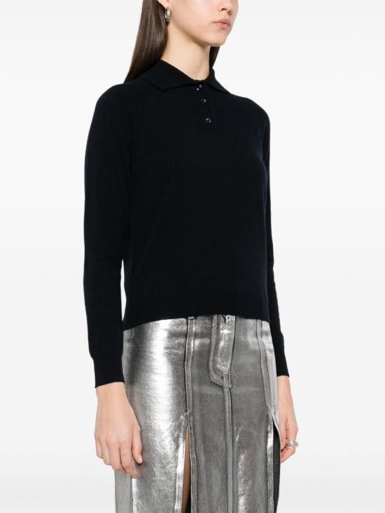 Maison Margiela MAISON MARGIELA Women Polo Shirts S51GL0053 M13090511 Blue Size M / US 6-8 / IT 42-44 - 2 Thumbnail