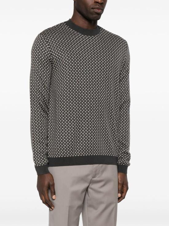 Emporio Armani EMPORIO ARMANI Men Sweater EM001556 AF14718F8045 Black Size US L / EU 52-54 / 3 - 3 Thumbnail