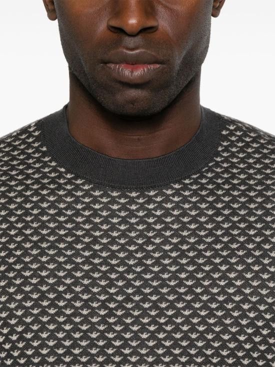 Emporio Armani EMPORIO ARMANI Men Sweater EM001556 AF14718F8045 Black Size US XXL / EU 58 / 5 - 4 Thumbnail