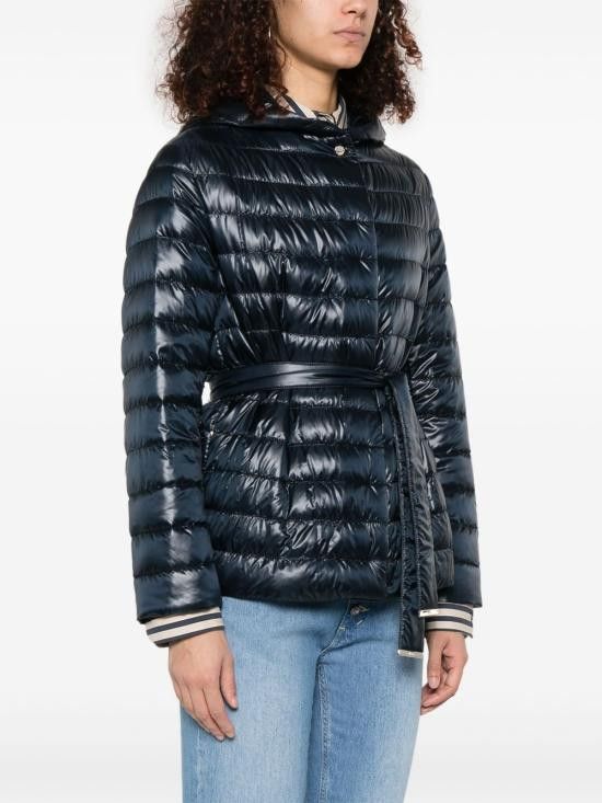 Herno HERNO Women Bubble Jackets PI002030D 12017Z9200 Blue Size L / US 10 / IT 46 - 5 Thumbnail
