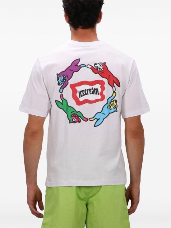 Icecream ICECREAM Men T-Shirts IC24460 WHITE White Size US M / EU 48-50 / 2 - 4 Thumbnail