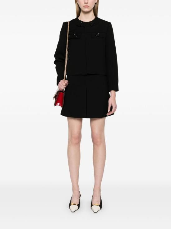 Celine CELINE Women Mid Skirts 2J833066V 38NO Black Size 27" / US 4 / IT 40 - 4 Thumbnail