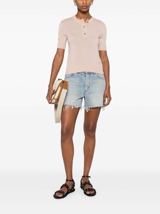 Celine CELINE Women Sweater RY0D9D069 23CH Pink Size M / US 6-8 / IT 42-44 - 5 Thumbnail