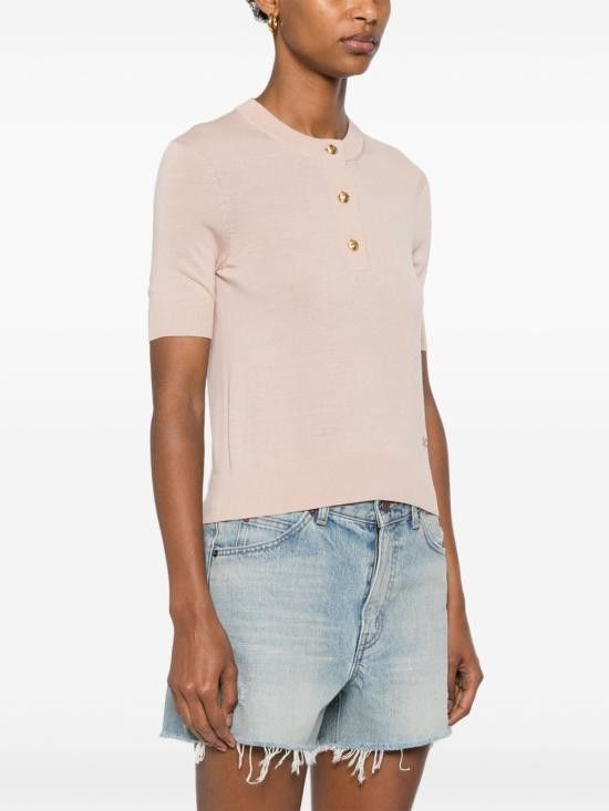Celine CELINE Women Sweater RY0D9D069 23CH Pink Size M / US 6-8 / IT 42-44 - 3 Thumbnail