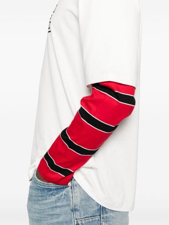 CELINE Men T-Shirts RX077671Q FZT4 White