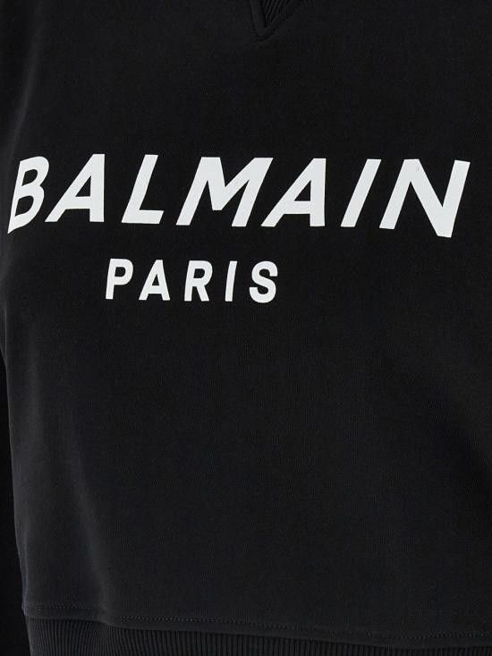 Balmain BALMAIN Women Hoodies EF1JQ002 BB02EAB Black Size M / US 6-8 / IT 42-44 - 3 Thumbnail