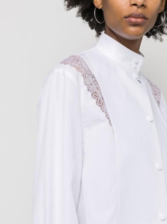 Burberry BURBERRY Women Shirts 8071316 A1462 White Size XS / US 0-2 / IT 36-38 - 4 Thumbnail