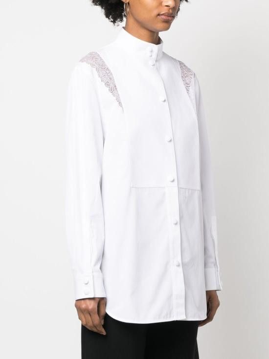 Burberry BURBERRY Women Shirts 8071316 A1462 White Size XS / US 0-2 / IT 36-38 - 3 Thumbnail