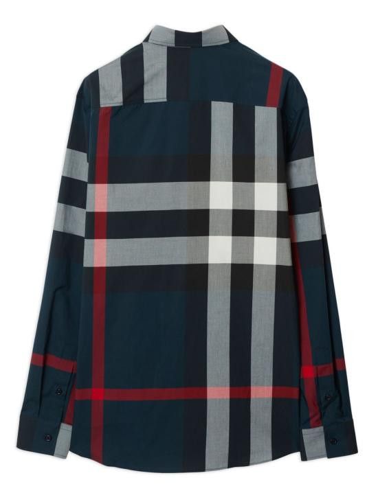 Burberry BURBERRY Men Long Tops 8073216 A1960 Blue Size US L / EU 52-54 / 3 - 2 Thumbnail
