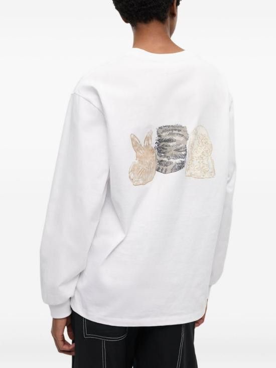 Ganni GANNI Women Hoodies T4275 151 White Size M / US 6-8 / IT 42-44 - 5 Thumbnail