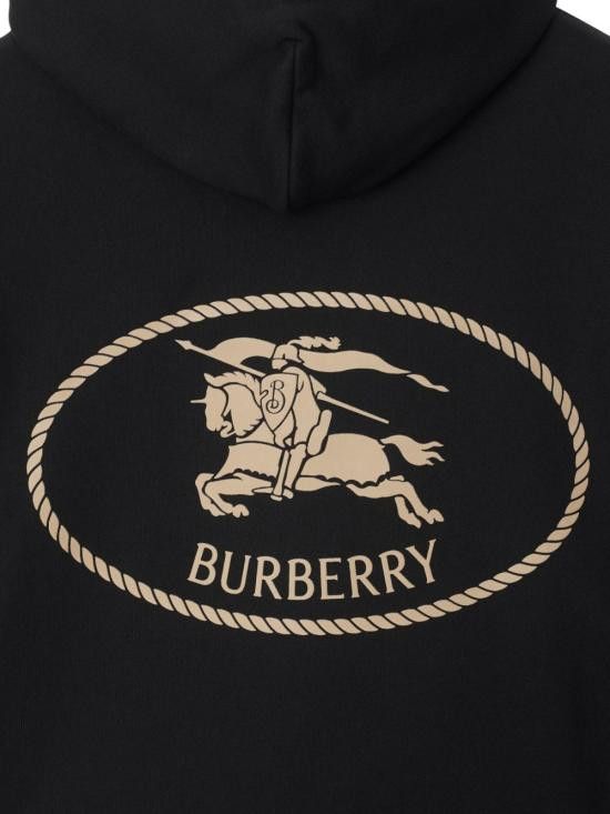 Burberry BURBERRY Women Hoodies 8112807 A1189 Black Size L / US 10 / IT 46 - 2 Thumbnail