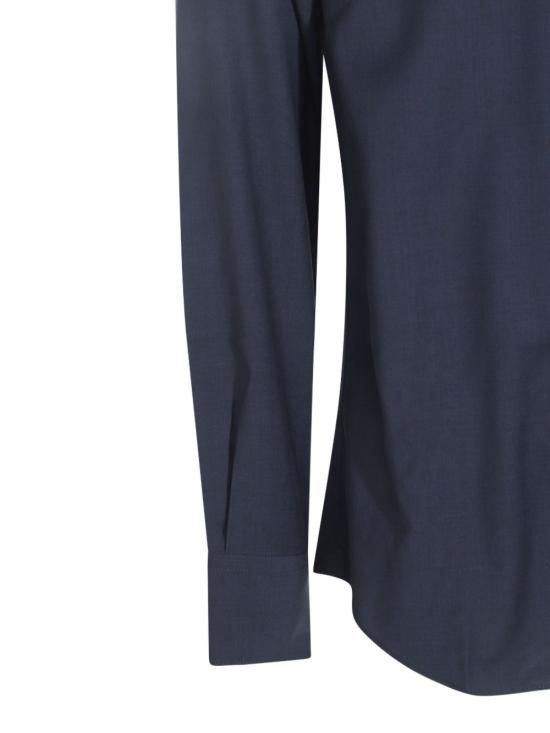 Brunello Cucinelli BRUNELLO CUCINELLI Men Long Tops MM6701718 C045 Blue Size US L / EU 52-54 / 3 - 2 Thumbnail