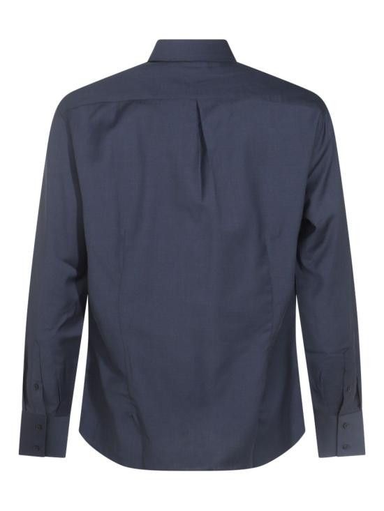 Brunello Cucinelli BRUNELLO CUCINELLI Men Long Tops MM6701718 C045 Blue Size US L / EU 52-54 / 3 - 3 Thumbnail