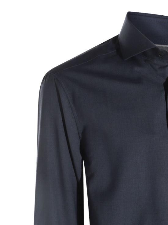 Brunello Cucinelli BRUNELLO CUCINELLI Men Long Tops MM6701718 C045 Blue Size US L / EU 52-54 / 3 - 4 Thumbnail