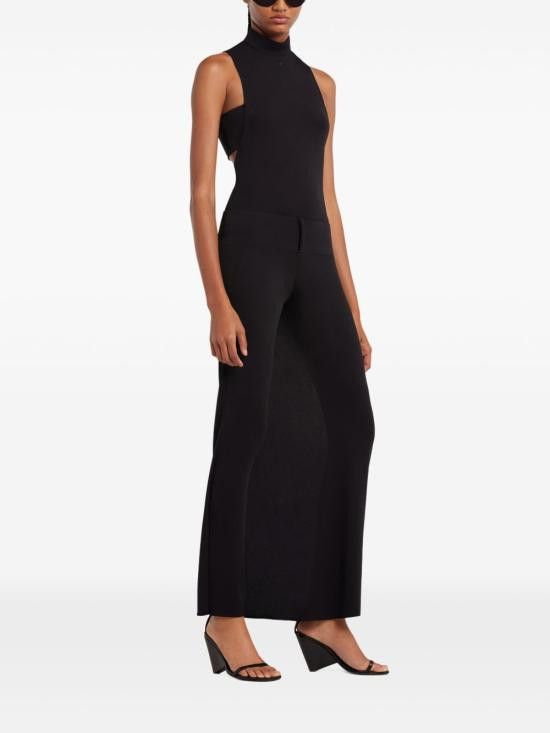 Courreges COURREGES Women Straight Pants 225JPA324JS0220 9999 Black Size 27" / US 4 / IT 40 - 3 Thumbnail